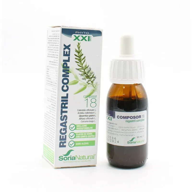 Soria Natural Regastril Complex C-18 50ml - Univers Pharmacie