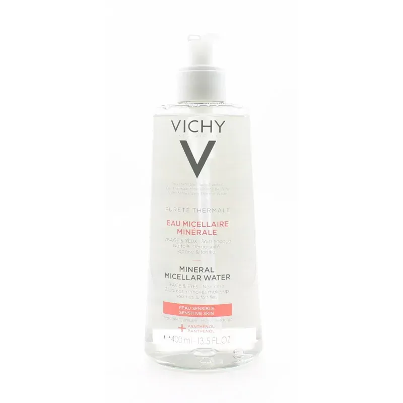 Vichy Pureté Thermale Eau Micellaire Minérale 400ml - Univers Pharmacie