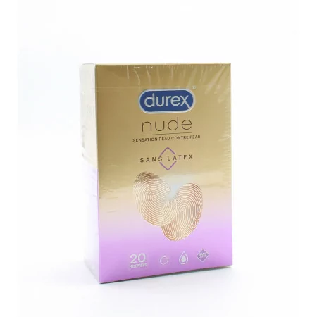 Durex Nude Sans Latex 20 préservatifs - Univers Pharmacie