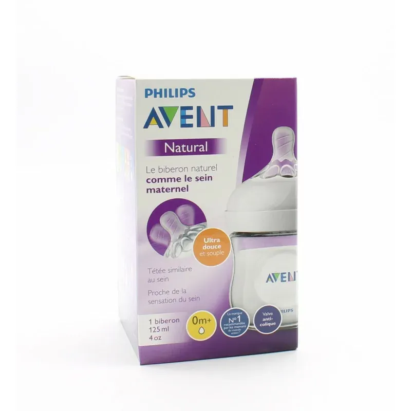 Philips Avent Natural Biberon 0m+ 125ml - Univers Pharmacie