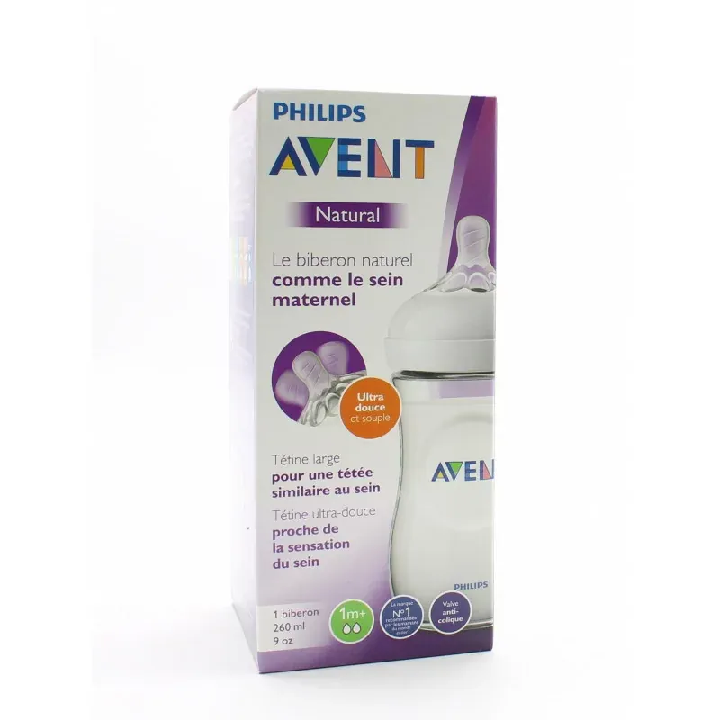 Philips Avent Natural Biberon 1m+ 260ml - Univers Pharmacie