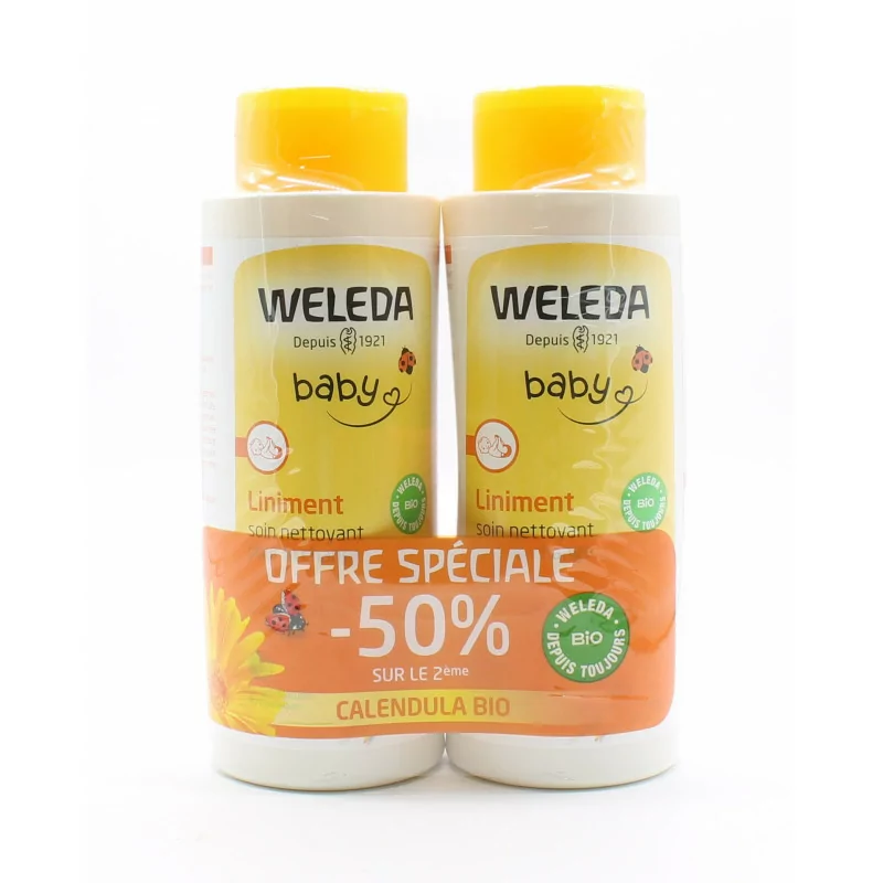 Weleda bébé Calendula huile de toilette Bio - Nettoie et protège