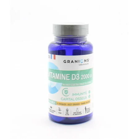 Granions Vitamine D3 2000UI 30 comprimés - Univers Pharmacie
