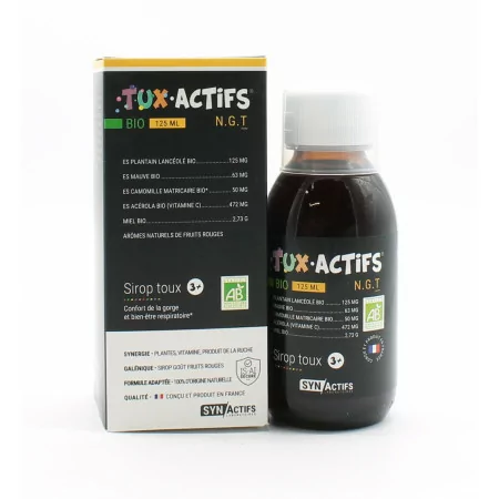 SynActifs Tux Actifs Bio 125ml - Univers Pharmacie