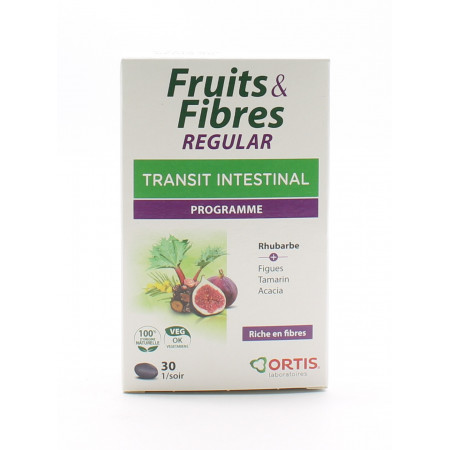 Fruits&Fibres Regular Transit Intestinal Programme 30 comprimés - Univers Pharmacie