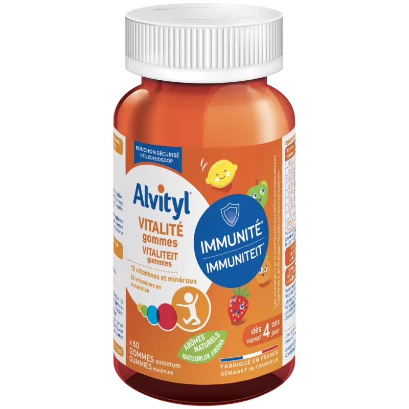 Alvityl Vitalité Gommes X60 - Univers Pharmacie