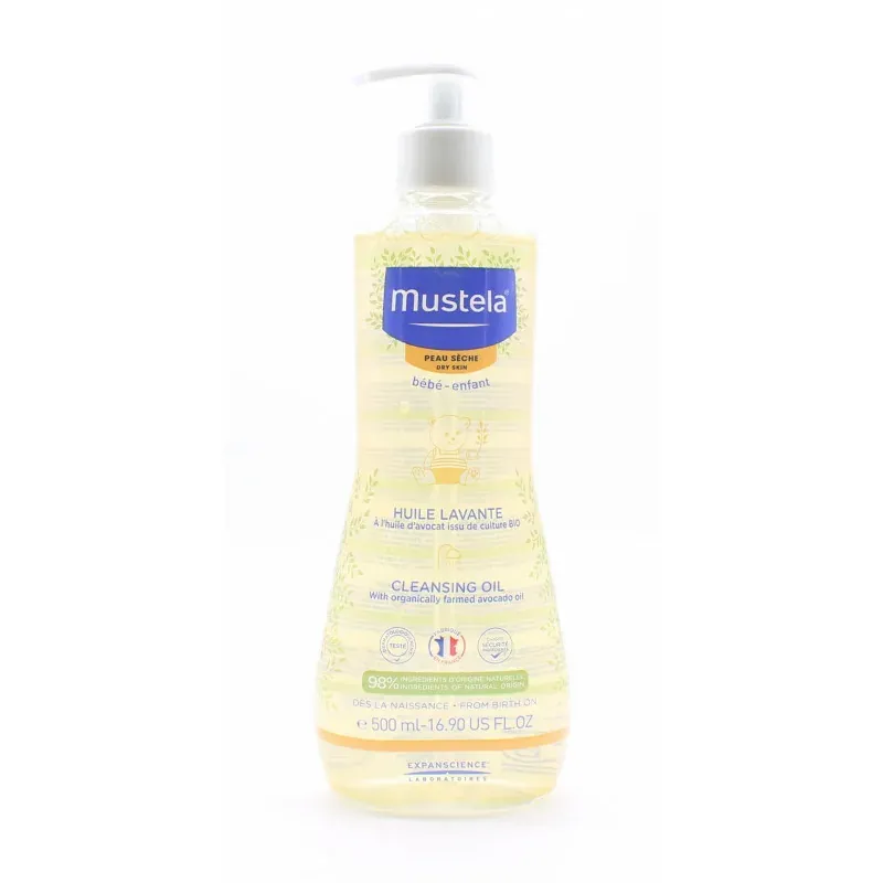 Mustela Huile Lavante Peau Sèche 500ml - Univers Pharmacie