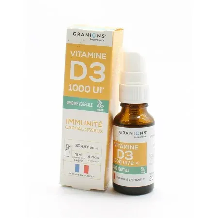 Granions Vitamine D3 1000 Ul 20ml - Univers Pharmacie