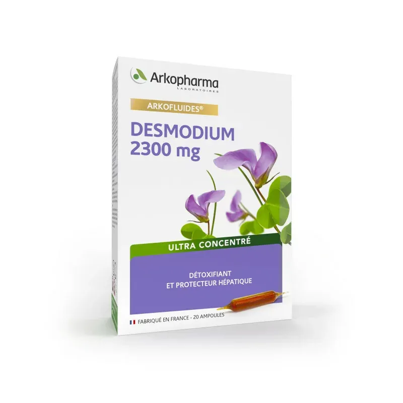 Arkopharma Arkofluides Desmodium 2300mg 20 ampoules - Univers Pharmacie