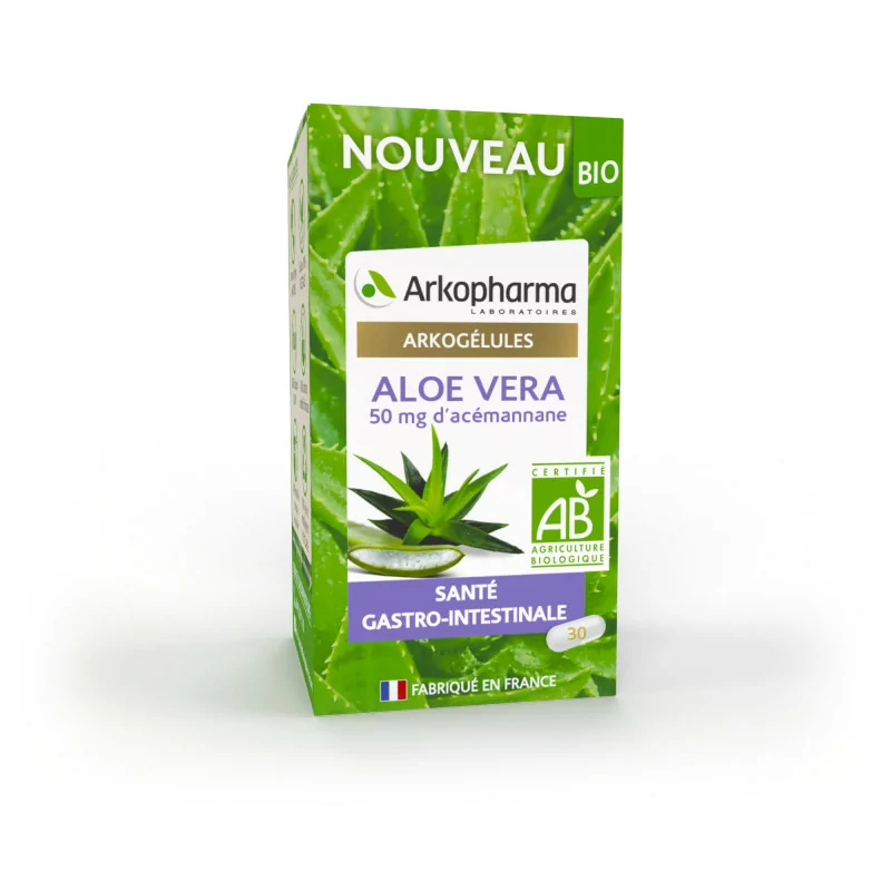 Arkopharma Arkogélules Aloe Vera Bio 30 gélules - Univers Pharmacie