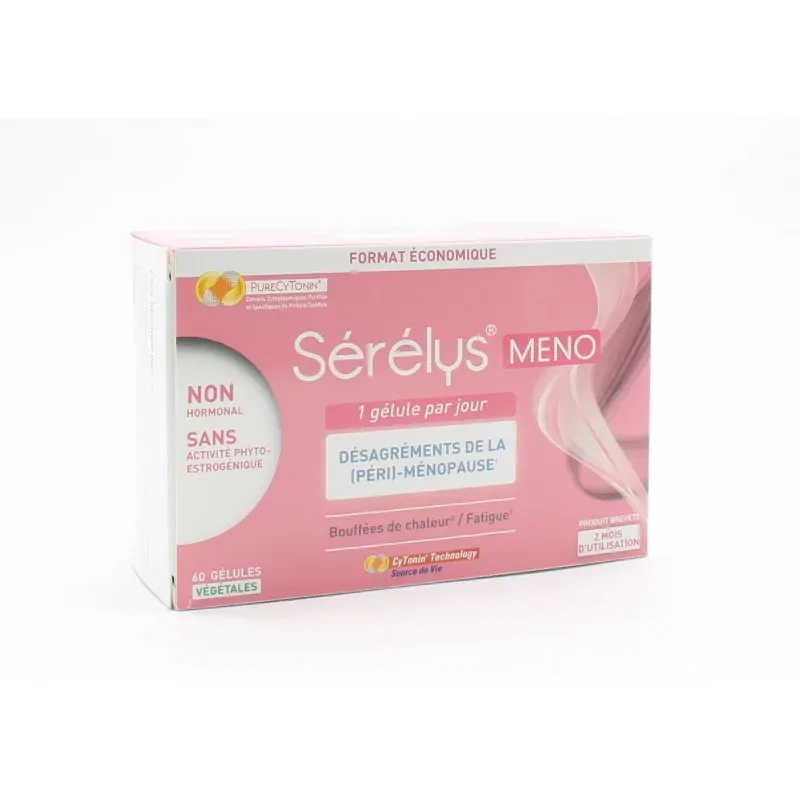 Sérélys Meno Désagréments de la (Péri)-Ménopause 60 gélules - Univers Pharmacie