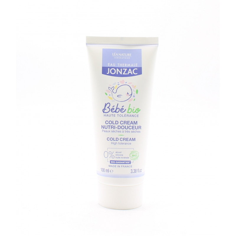 Jonzac Bébé Bio Cold Cream Nutri-Douceur 100ml - Univers Pharmacie Jonzac Bébé Bio Cold Cream Nutri-Douceur 100ml - Univers Pharmacie