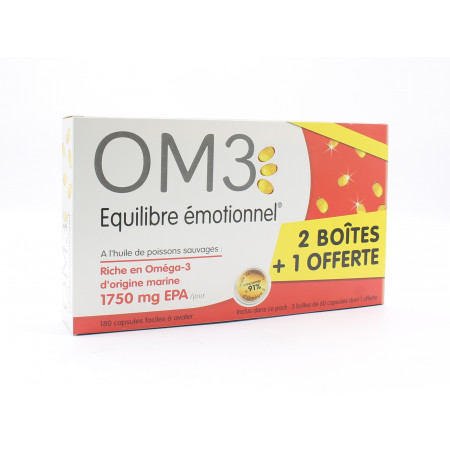 OM3 Equilibre Emotionnelle 180 capsules - Univers Pharmacie