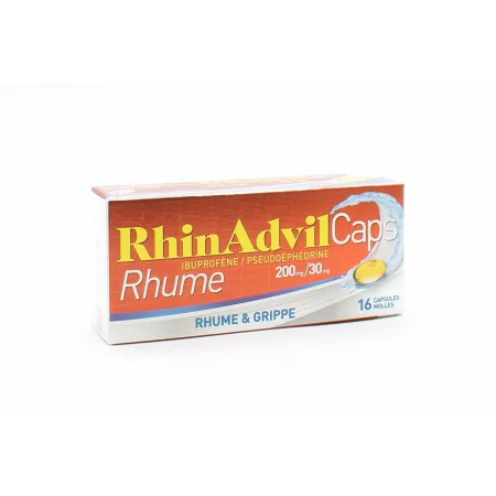 Rhinadvil Rhume 16 capsules molles - Univers Pharmacie