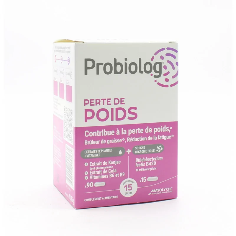 Probiolog Perte de Poids 105 gélules  Univers Pharmacie