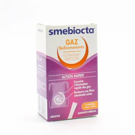 Smebiocta Gaz Ballonnements 12 sticks