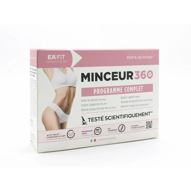 EaFit Minceur 360 Programme Complet 120 comprimés - Univers Pharmacie