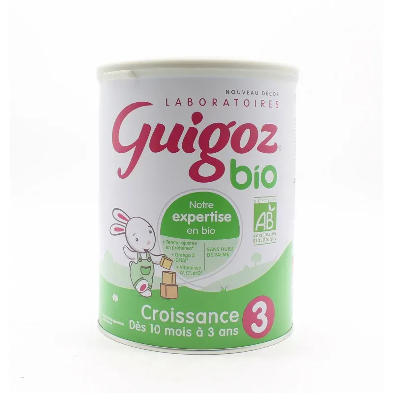 Guigoz Bio 3 Croissance 800g - Univers Pharmacie