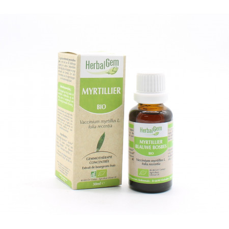 HerbalGem Myrtillier Bio 30ml - Univers Pharmacie