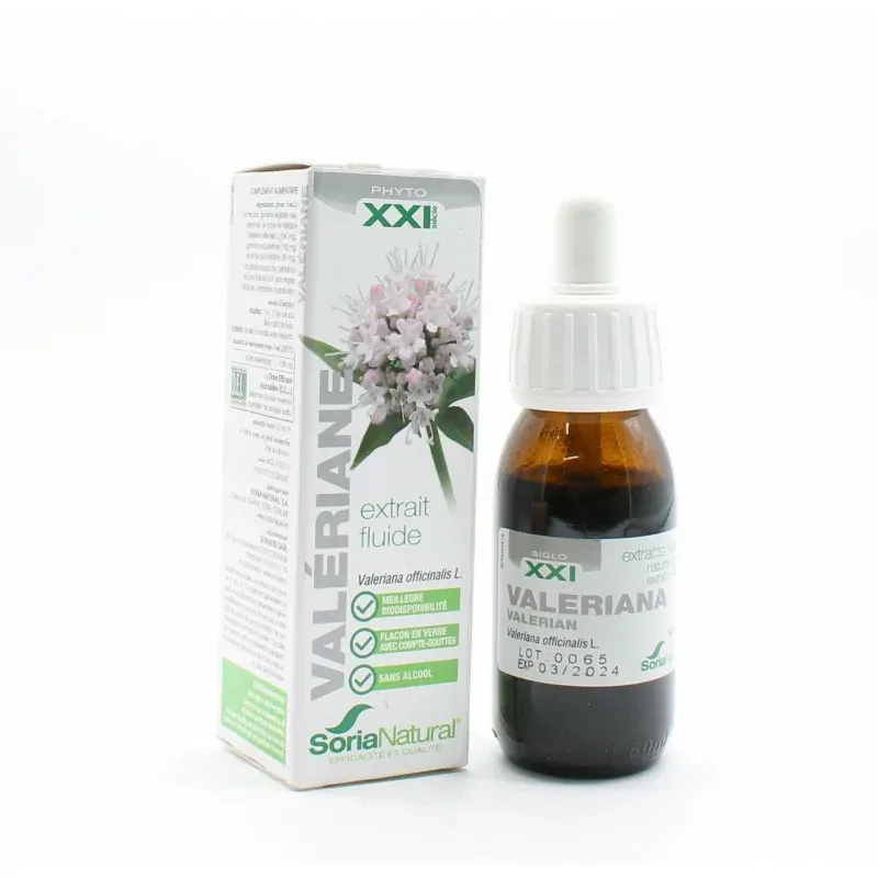 Soria Natural Extrait Fluide de Valériane 50ml - Univers Pharmacie