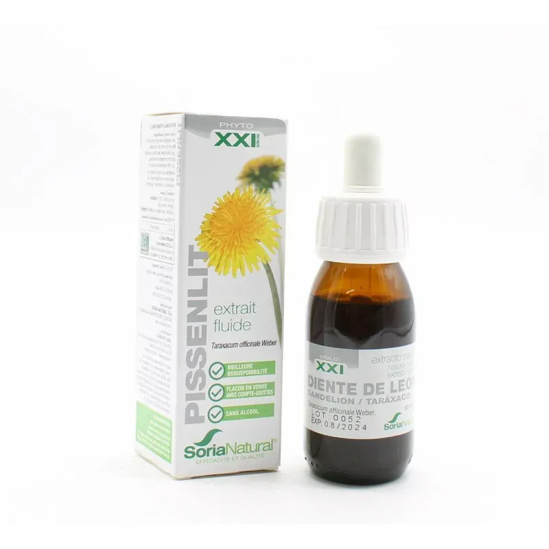 Soria Natural Extrait Fluide de Pissenlit 50ml - Univers Pharmacie
