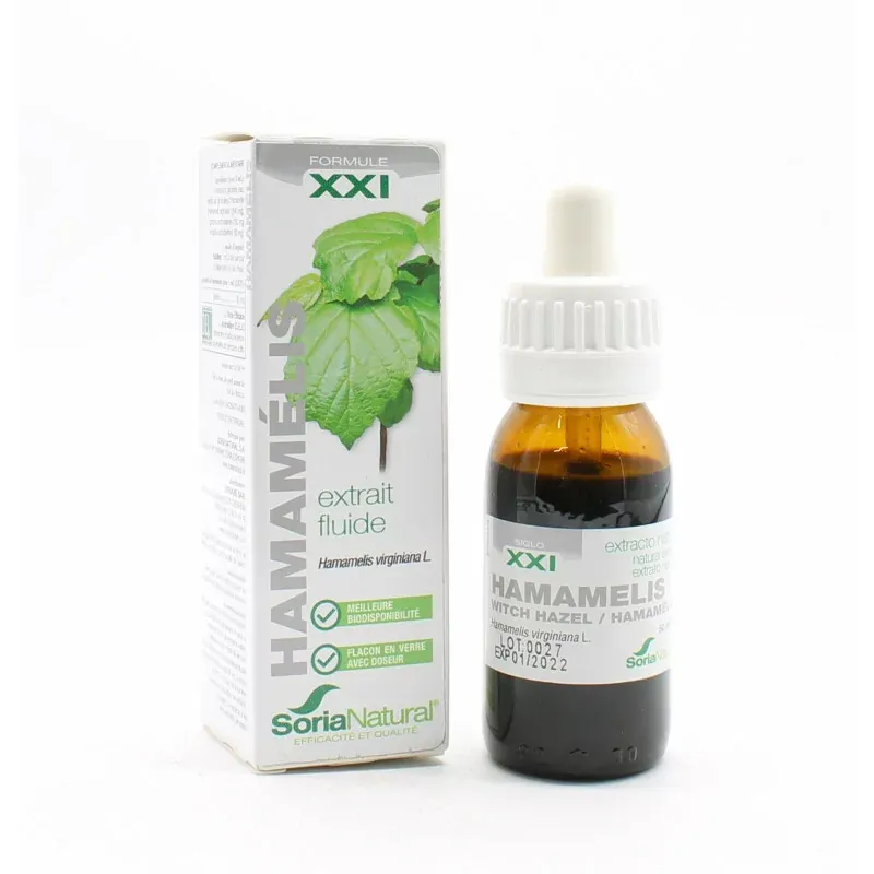 Soria Natural Extrait Fluide Hamamélis 50ml - Univers Pharmacie