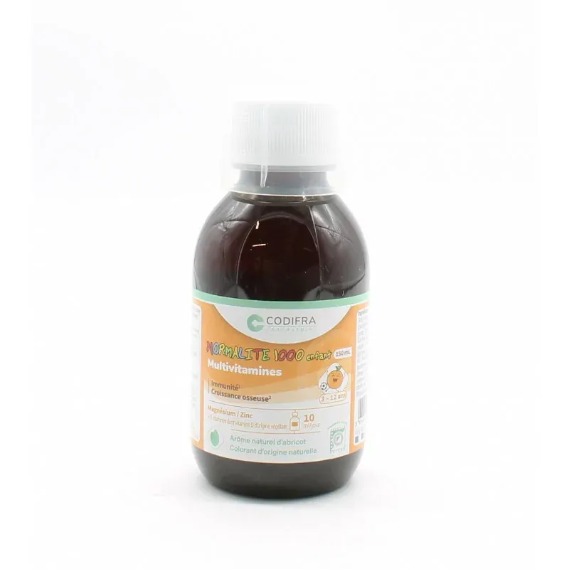 Codifra Normalité 1000 Multi Vitamines Enfant 150ml - Univers Pharmacie