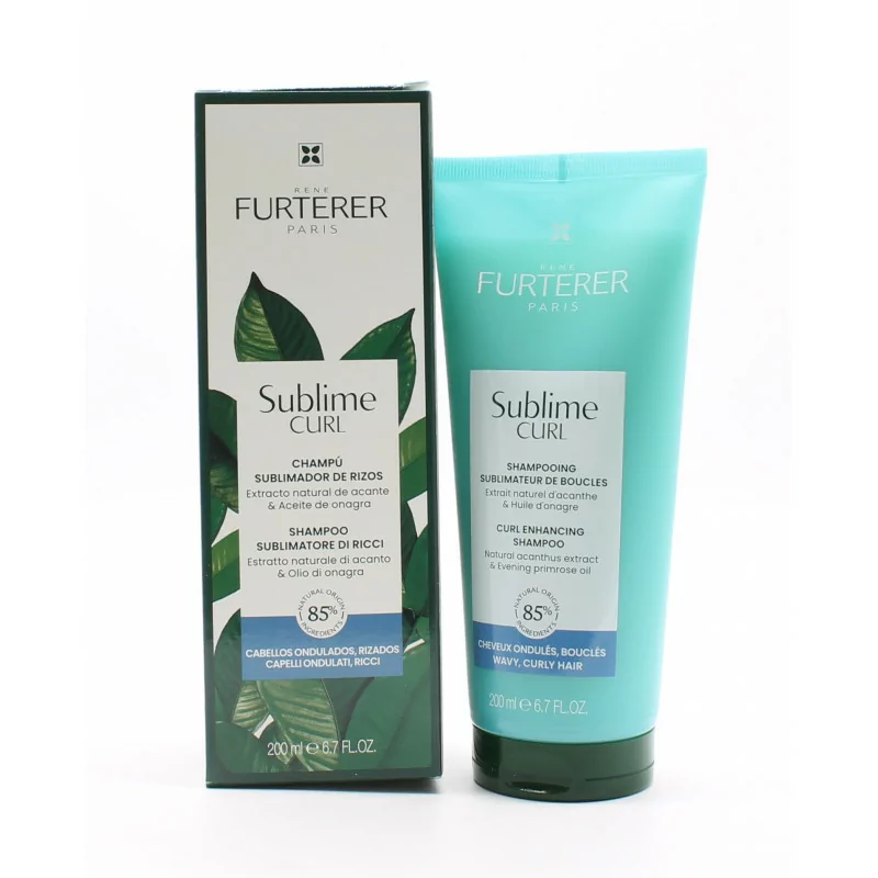 Furterer Sublime Curl Shampooing Activateur de Boucles 200ml - Univers Pharmacie