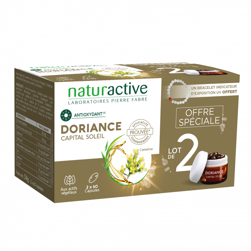 Naturactive Doriance Capital Soleil 2X60 capsules - Univers Pharmacie