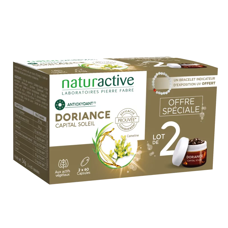 Naturactive Doriance Capital Soleil 2X60 capsules - Univers Pharmacie