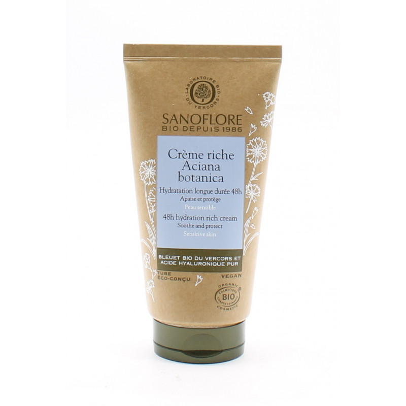 Sanoflore Aciana Botanica Crème Riche Bio 50ml - Univers Pharmacie Sanoflore Aciana Botanica Crème Riche Bio 50ml - Univers Pharmacie