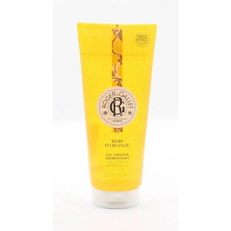 Roger&Gallet Gel Douche Bienfaisant Bois d'Orange 200ml - Univers Pharmacie
