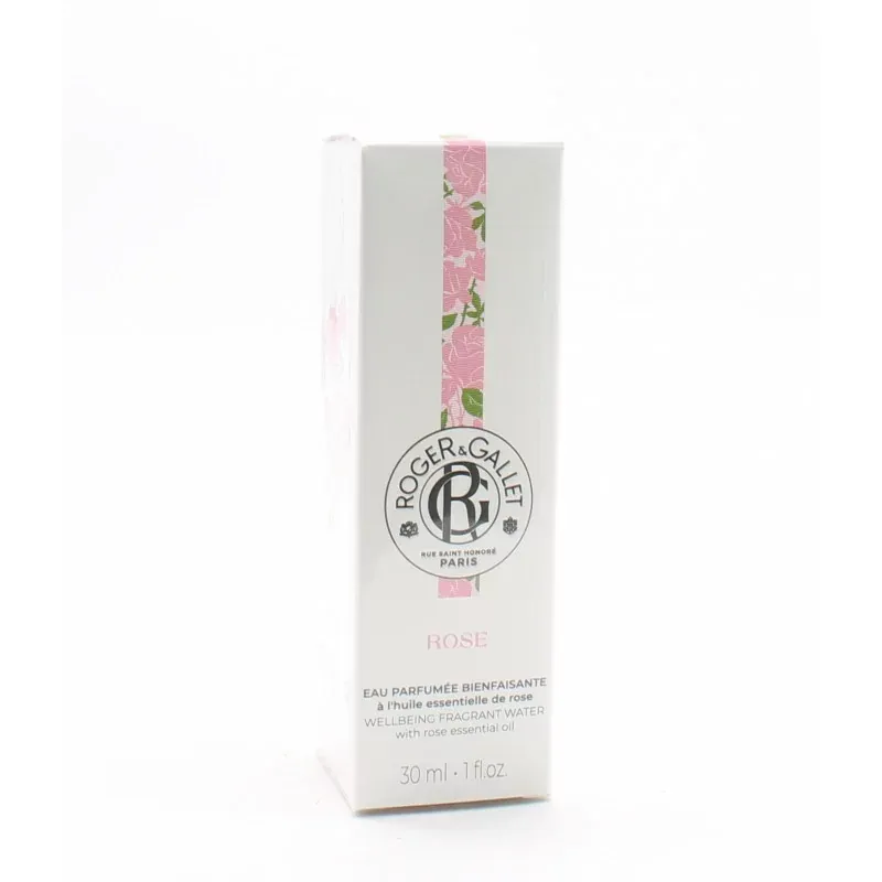Roger&Gallet Eau Parfumée Bienfaisante Rose 30ml - Univers Pharmacie