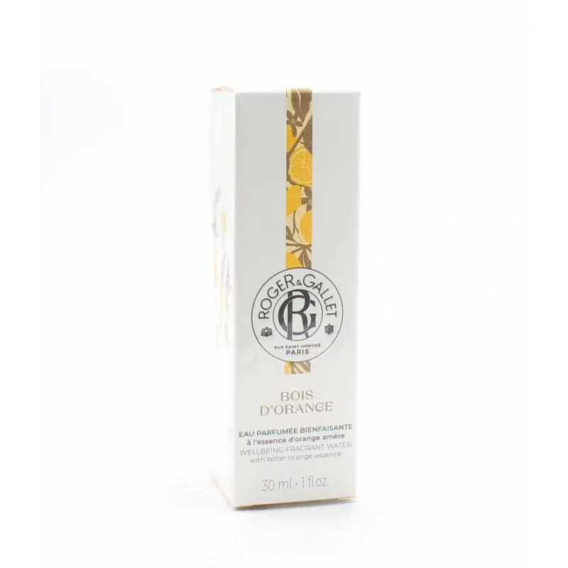Roger&Gallet Eau Parfumée Bienfaisante Bois d'Orange 30ml - Univers Pharmacie