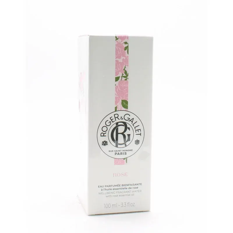 Roger&Gallet Eau Parfumée Bienfaisante Rose 100ml - Univers Pharmacie