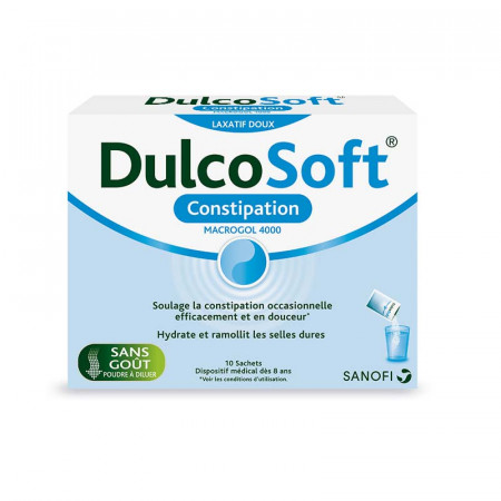 Dulcosoft Constipation Laxatif Doux 10 sachets - Univers Pharmacie