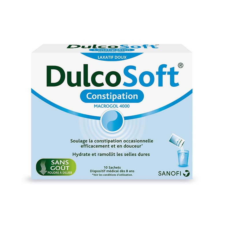 Dulcosoft Constipation Laxatif Doux 10 sachets - Univers Pharmacie