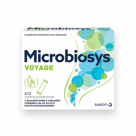 Microbiosys Voyage 12 sachets - Univers Pharmacie
