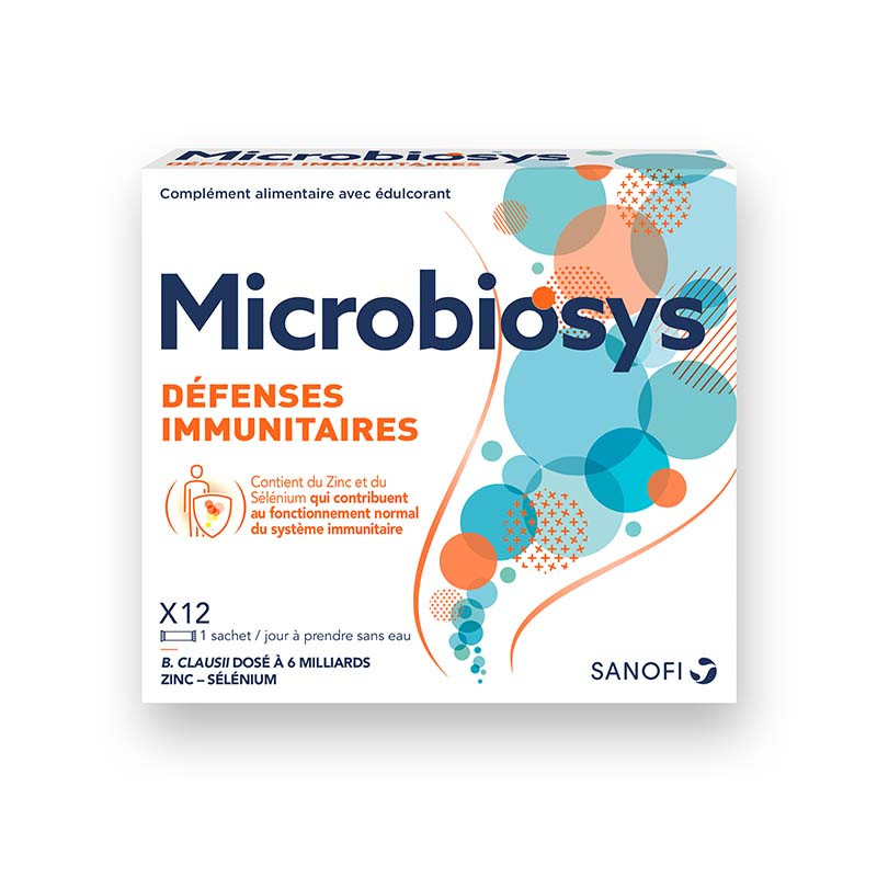 Microbiosys Défenses Immunitaires 12 sachets - Univers Pharmacie