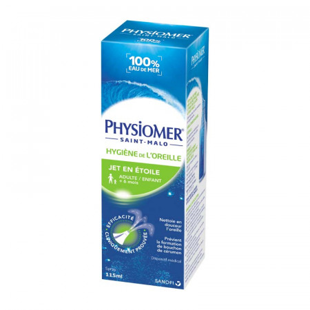 Physiomer Hygiène des Oreilles 115ml - Univers Pharmacie