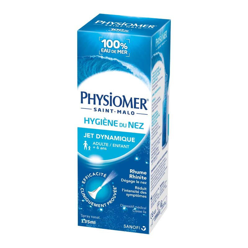 Physiomer Jet Dynamique Hygiène du Nez 135ml - Univers Pharmacie Physiomer Jet Dynamique Hygiène du Nez 135ml - Univers Pharmacie