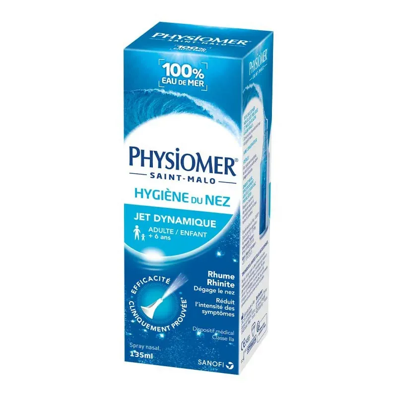 Physiomer Jet Dynamique Hygiène du Nez 135ml - Univers Pharmacie Physiomer Jet Dynamique Hygiène du Nez 135ml - Univers Pharmacie