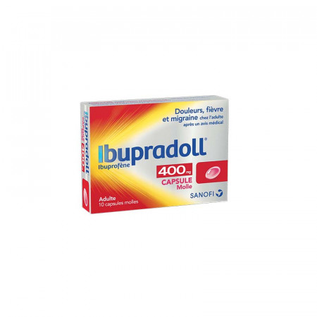 Ibupradoll 400mg 10 capsules - Univers Pharmacie