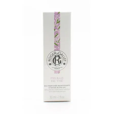 Roger&Gallet Feuille de Thé Eau Parfumée Bienfaisante 30ml - Univers Pharmacie