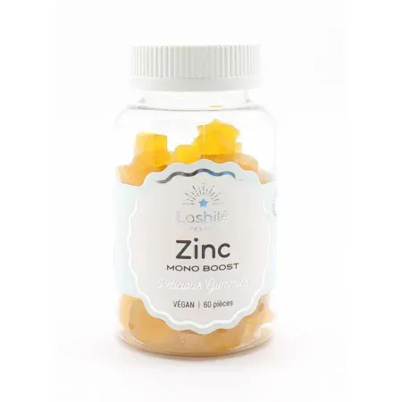 Lashilé Mono Boost Zinc 60 gummies - Univers Pharmacie