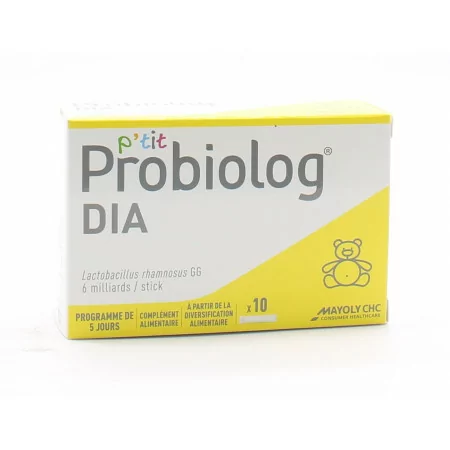P'tit Probiolog DIA 10 sticks - Univers Pharmacie