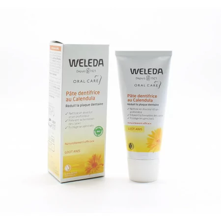 Weleda Pâte Dentifrice au Calendula 75ml - Univers Pharmacie