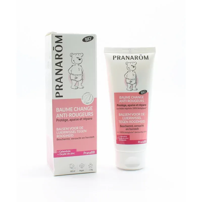 Pranarôm PranaBB Baume Change Anti-rougeurs 100ml - Univers Pharmacie