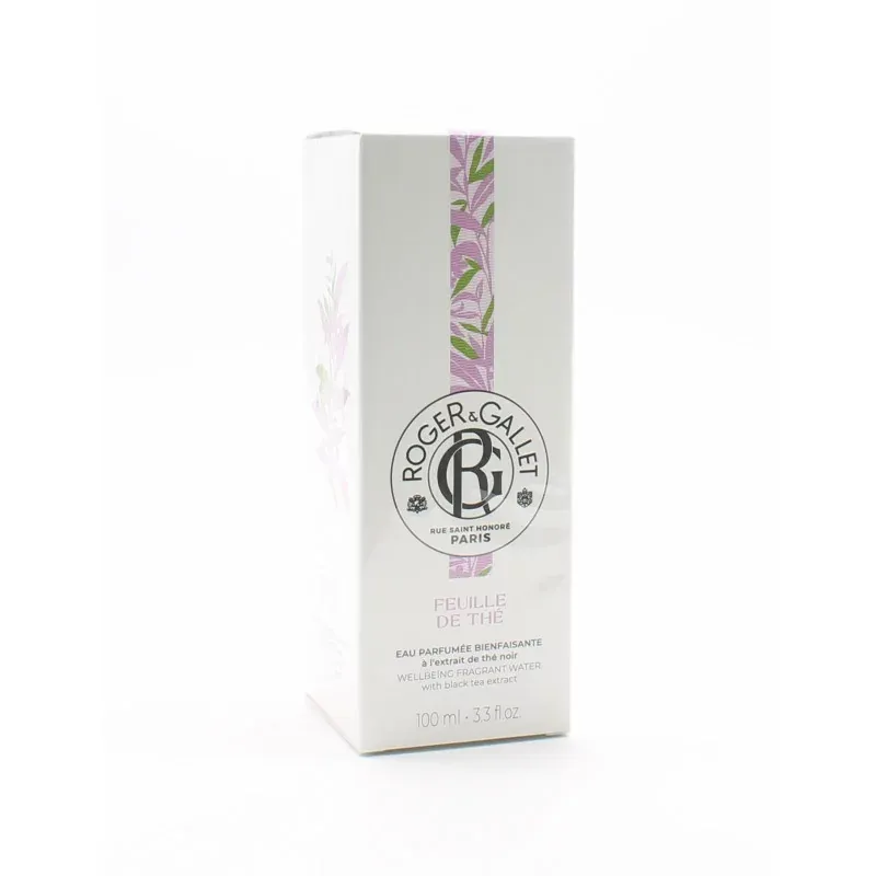 Roger&Gallet Eau Parfumée Bienfaisante Feuille de Thé 100ml - Univers Pharmacie
