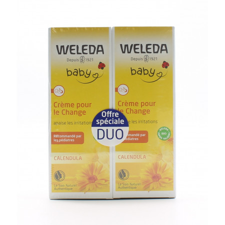 Weleda Baby Crème pour le Change Calendula 2X75ml - Univers Pharmacie
